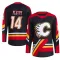 Black Youth Theoren Fleury Authentic Calgary Flames Reverse Retro 2.0 Jersey