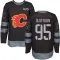 Black Youth Victor Olofsson Authentic Calgary Flames 1917-2017 100th Anniversary Jersey