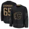 Black Youth William Stromgren Premium Calgary Flames 2024 Military Appreciation Practice Jersey