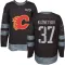 Black Youth Yan Kuznetsov Authentic Calgary Flames 1917-2017 100th Anniversary Jersey