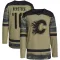 Camo Men's Kris Versteeg Authentic Calgary Flames Military Appreciation Practice Jersey