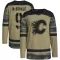 Camo Men's Lanny McDonald Authentic Calgary Flames Military Appreciation Practice Jersey