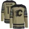 Camo Men's Mikael Backlund Authentic Calgary Flames Military Appreciation Practice Jersey