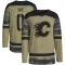 Camo Men's Owen Say Authentic Calgary Flames Military Appreciation Practice Jersey
