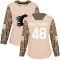 Camo Women's Hunter Brzustewicz Authentic Calgary Flames Veterans Day Practice Jersey