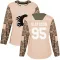Camo Women's Victor Olofsson Authentic Calgary Flames Veterans Day Practice Jersey