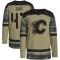Camo Youth Connor Zary Authentic Calgary Flames Military Appreciation Practice Jersey