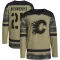 Camo Youth Joe Nieuwendyk Authentic Calgary Flames Military Appreciation Practice Jersey