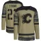 Camo Youth Ryan Strome Authentic Calgary Flames Military Appreciation Practice Jersey