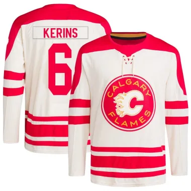 Cream Men's Rory Kerins Authentic Calgary Flames 2023 Heritage Classic Primegreen Jersey