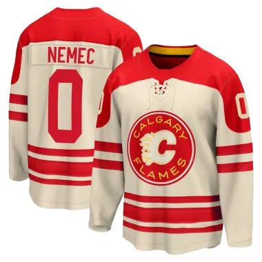 Cream Men's Simon Nemec Breakaway Calgary Flames 2023 Heritage Classic Premier Jersey