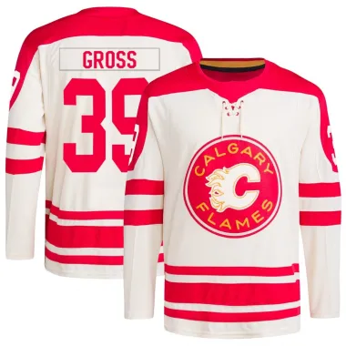 Cream Men's Tyson Gross Authentic Calgary Flames 2023 Heritage Classic Primegreen Jersey