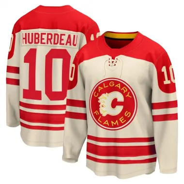 Cream Youth Jonathan Huberdeau Breakaway Calgary Flames 2023 Heritage Classic Premier Jersey