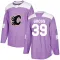 Purple Men's Tyson Gross Authentic Calgary Flames Fights Cancer Practice Jersey