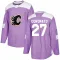 Purple Youth Matt Coronato Authentic Calgary Flames Fights Cancer Practice Jersey