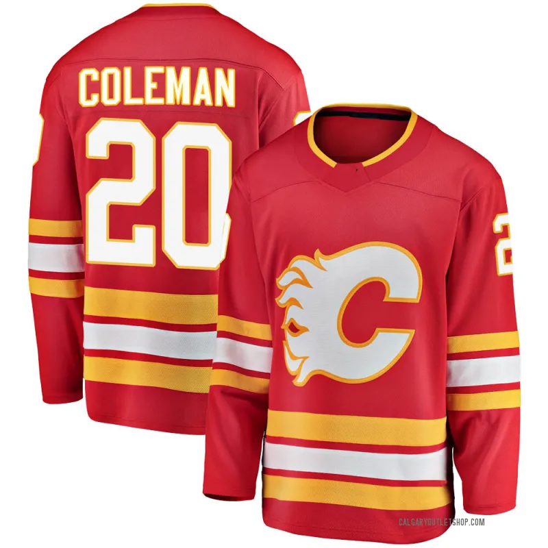 Red Men's Blake Coleman Breakaway Calgary Flames Alternate Jersey
