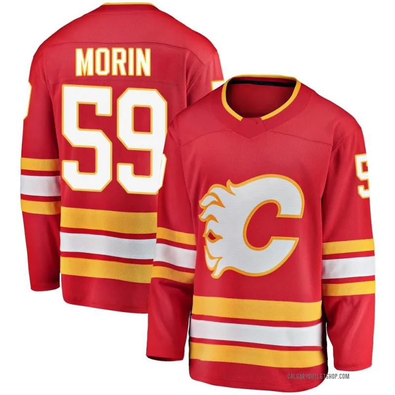 Red Men's Etienne Morin Breakaway Calgary Flames Alternate Jersey