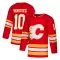 Red Men's Kris Versteeg Authentic Calgary Flames Alternate Jersey