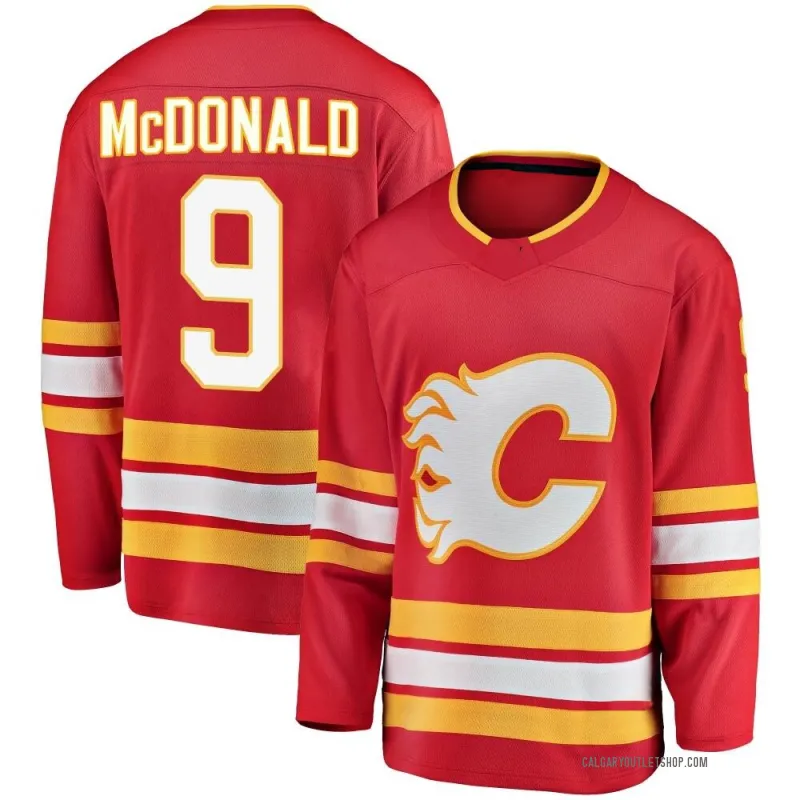 Red Men's Lanny McDonald Breakaway Calgary Flames Alternate Jersey