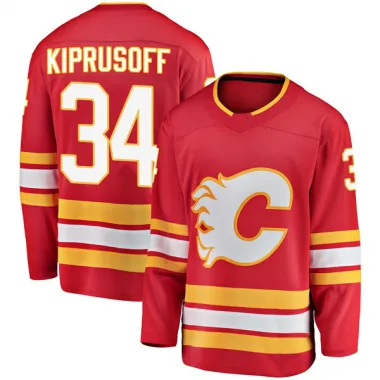 Red Men's Miikka Kiprusoff Breakaway Calgary Flames Alternate Jersey