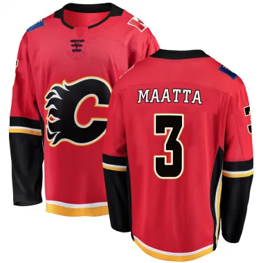 Red Men's Olli Maatta Breakaway Calgary Flames Home Jersey