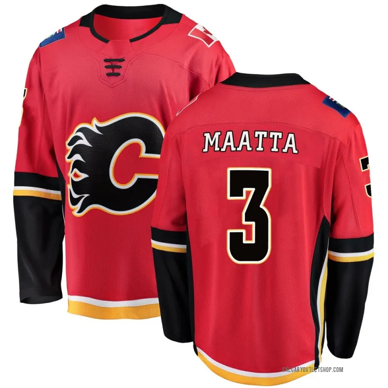 Red Men's Olli Maatta Breakaway Calgary Flames Home Jersey