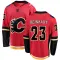 Red Men's Paul Reinhart Breakaway Calgary Flames Home Jersey