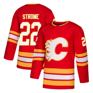 Red Men's Ryan Strome Authentic Calgary Flames Alternate Jersey
