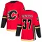 Red Men's Yan Kuznetsov Authentic Calgary Flames Home Jersey