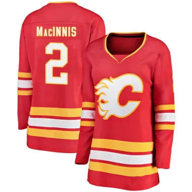 Red Women's Al MacInnis Breakaway Calgary Flames Alternate Jersey