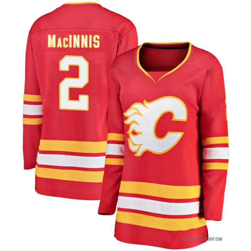 Red Women's Al MacInnis Breakaway Calgary Flames Alternate Jersey