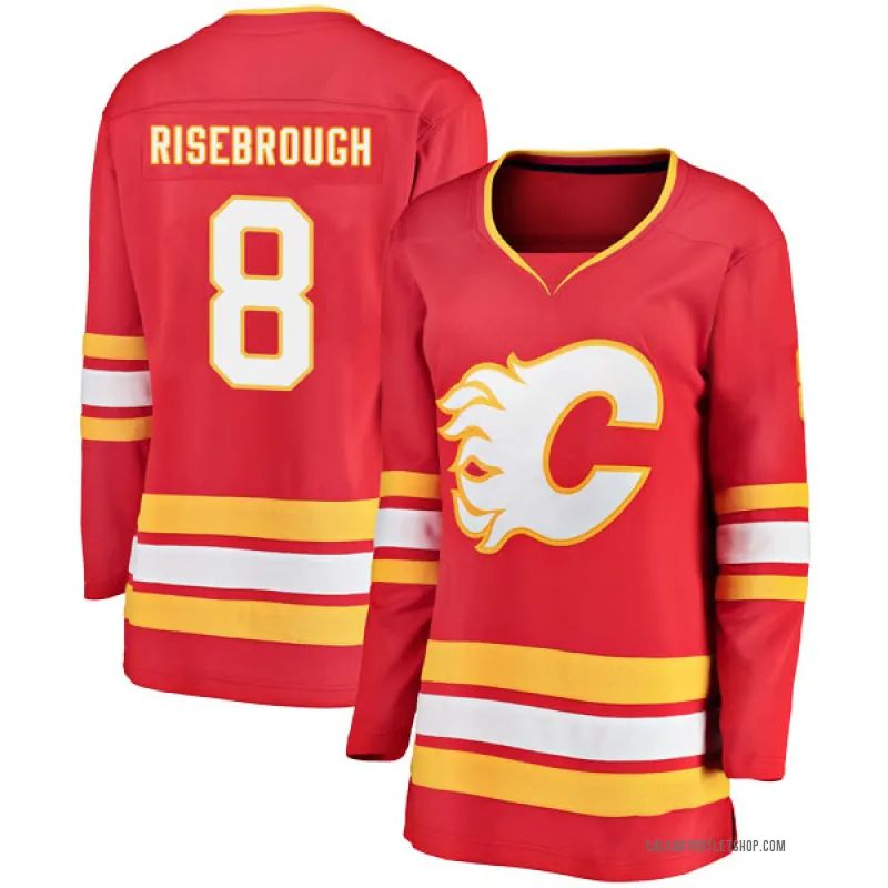Red Women's Doug Risebrough Breakaway Calgary Flames Alternate Jersey