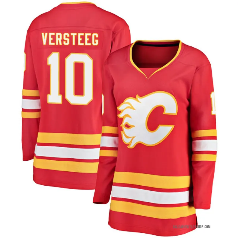 Red Women's Kris Versteeg Breakaway Calgary Flames Alternate Jersey