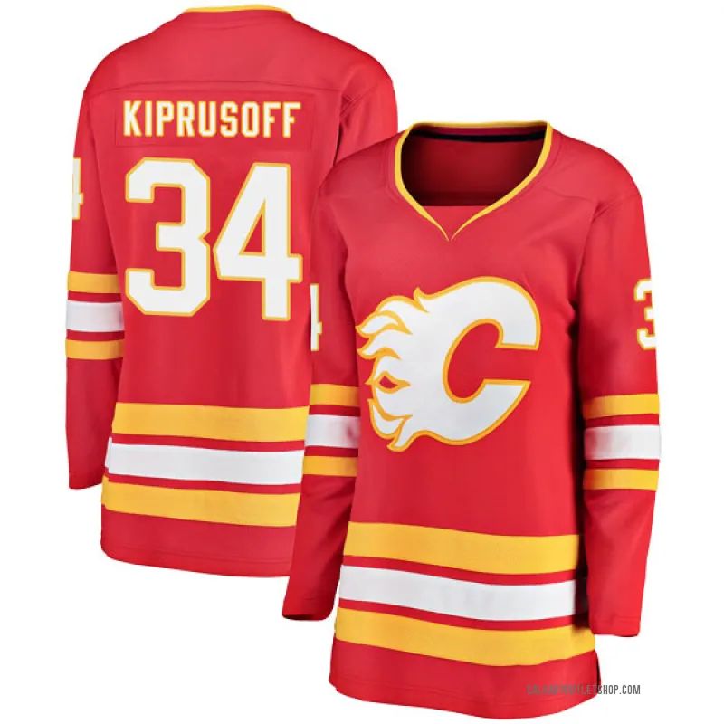 Red Women's Miikka Kiprusoff Breakaway Calgary Flames Alternate Jersey