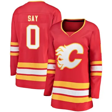 Red Women's Owen Say Breakaway Calgary Flames Alternate Jersey