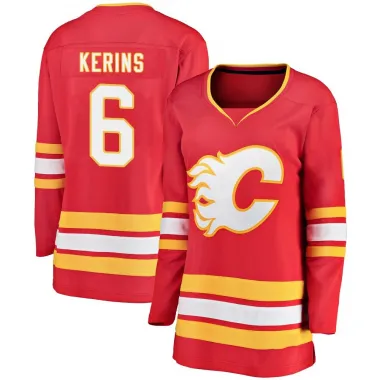 Red Women's Rory Kerins Breakaway Calgary Flames Alternate Jersey