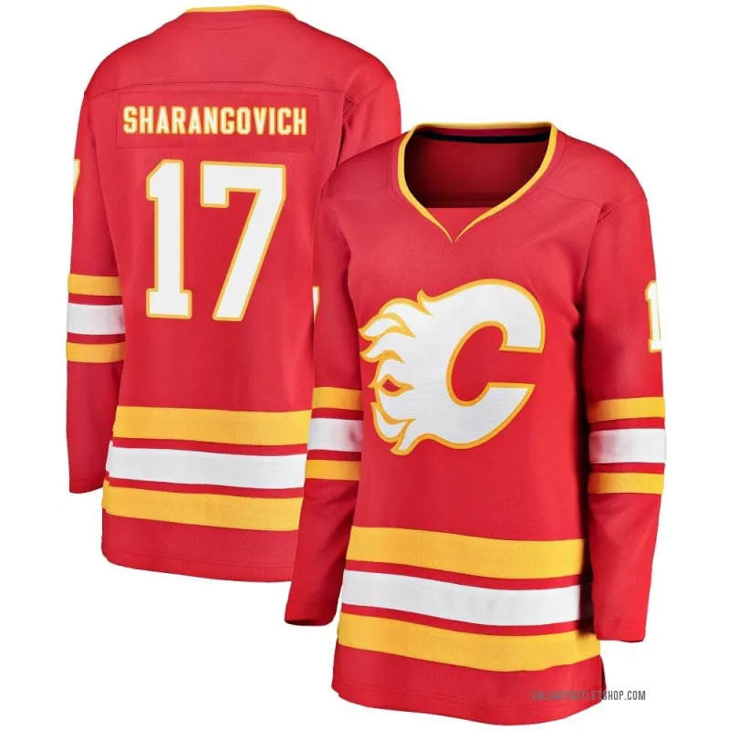 Red Women's Yegor Sharangovich Breakaway Calgary Flames Alternate Jersey
