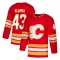 Red Youth Adam Klapka Authentic Calgary Flames Alternate Jersey