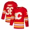 Red Youth Aydar Suniev Authentic Calgary Flames Alternate Jersey