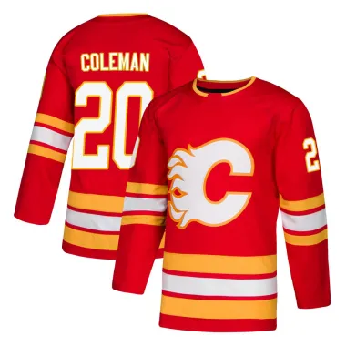 Red Youth Blake Coleman Authentic Calgary Flames Alternate Jersey