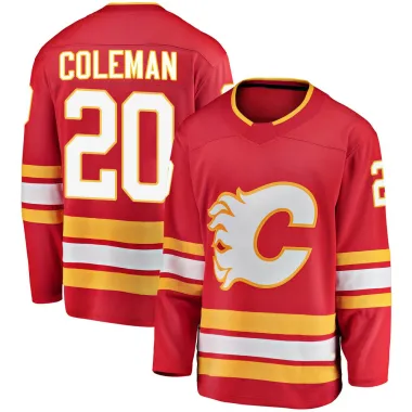 Red Youth Blake Coleman Breakaway Calgary Flames Alternate Jersey