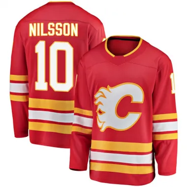 Red Youth Kent Nilsson Breakaway Calgary Flames Alternate Jersey
