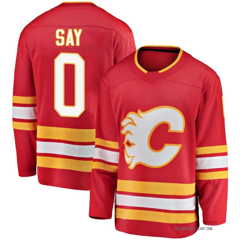 Red Youth Owen Say Breakaway Calgary Flames Alternate Jersey