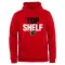 Scarlet Men's Calgary Flames Top Shelf Pullover Hoodie -