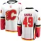 White Men's Andrew Basha Breakaway Calgary Flames Away Jersey
