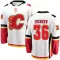 White Men's Aydar Suniev Breakaway Calgary Flames Away Jersey
