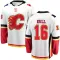 White Men's Brett Hull Breakaway Calgary Flames Away Jersey