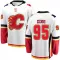 White Men's Carter King Breakaway Calgary Flames Away Jersey