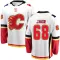 White Men's Jaromir Jagr Breakaway Calgary Flames Away Jersey