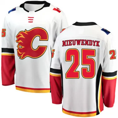 White Men's Joe Nieuwendyk Breakaway Calgary Flames Away Jersey